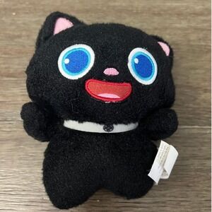 BMI Merchandise Black Kawaii Cat Plush Stuffed Animal Toy‎